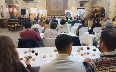 La Sherry Week acogió la cata-maridaje entre los mantecados y polvorones de Estepa y los vinos de Jerez
