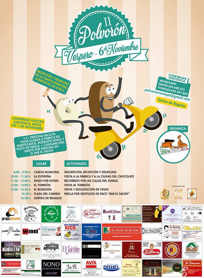 [:es]Polvorones y vespas por Estepa [:]