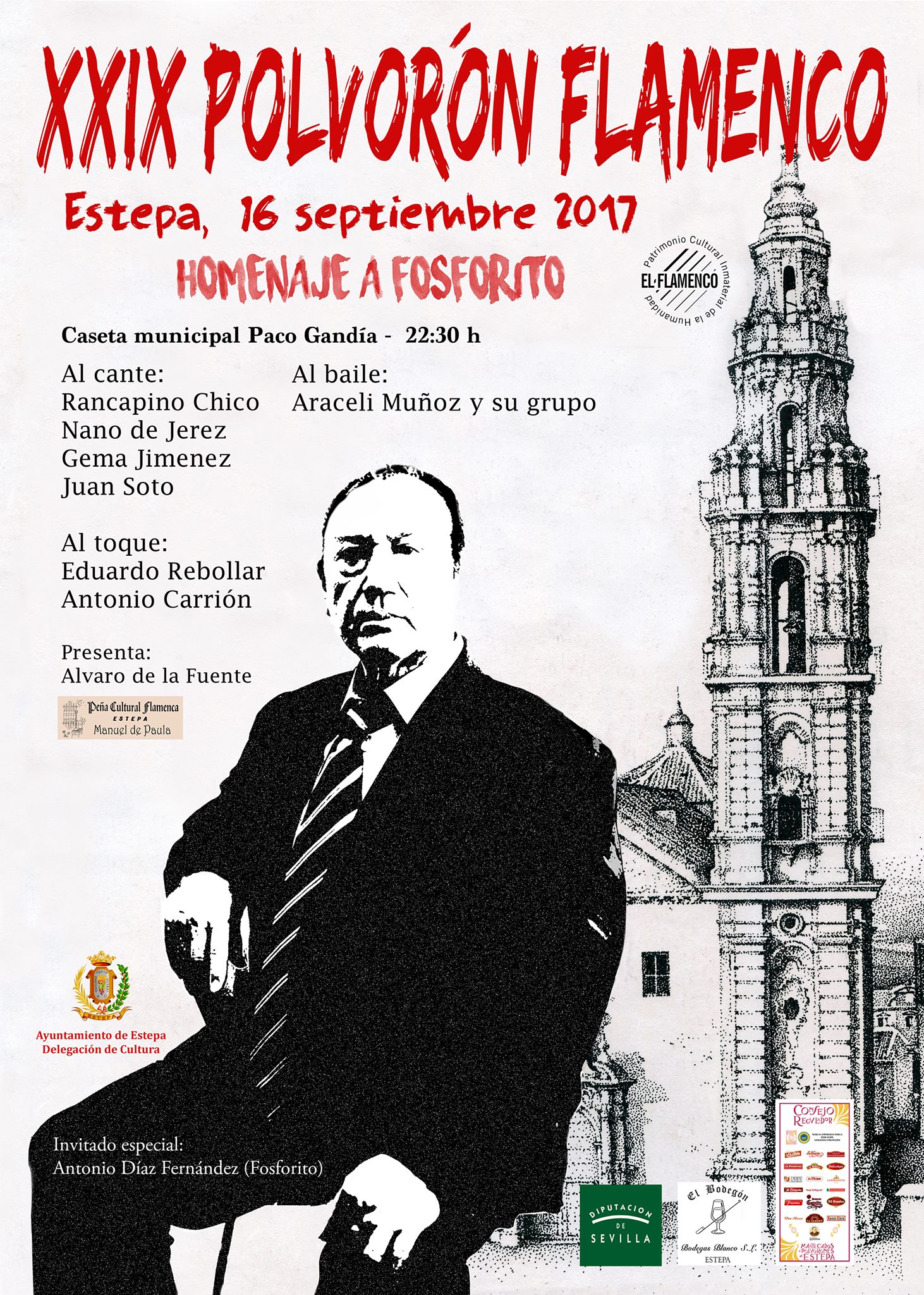 [:es]Polvorón flamenco en homenaje a Fosforito[:]