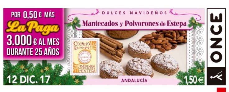 [:es]Estepa, protagonista del cupón de la ONCE el 12 de diciembre [:]