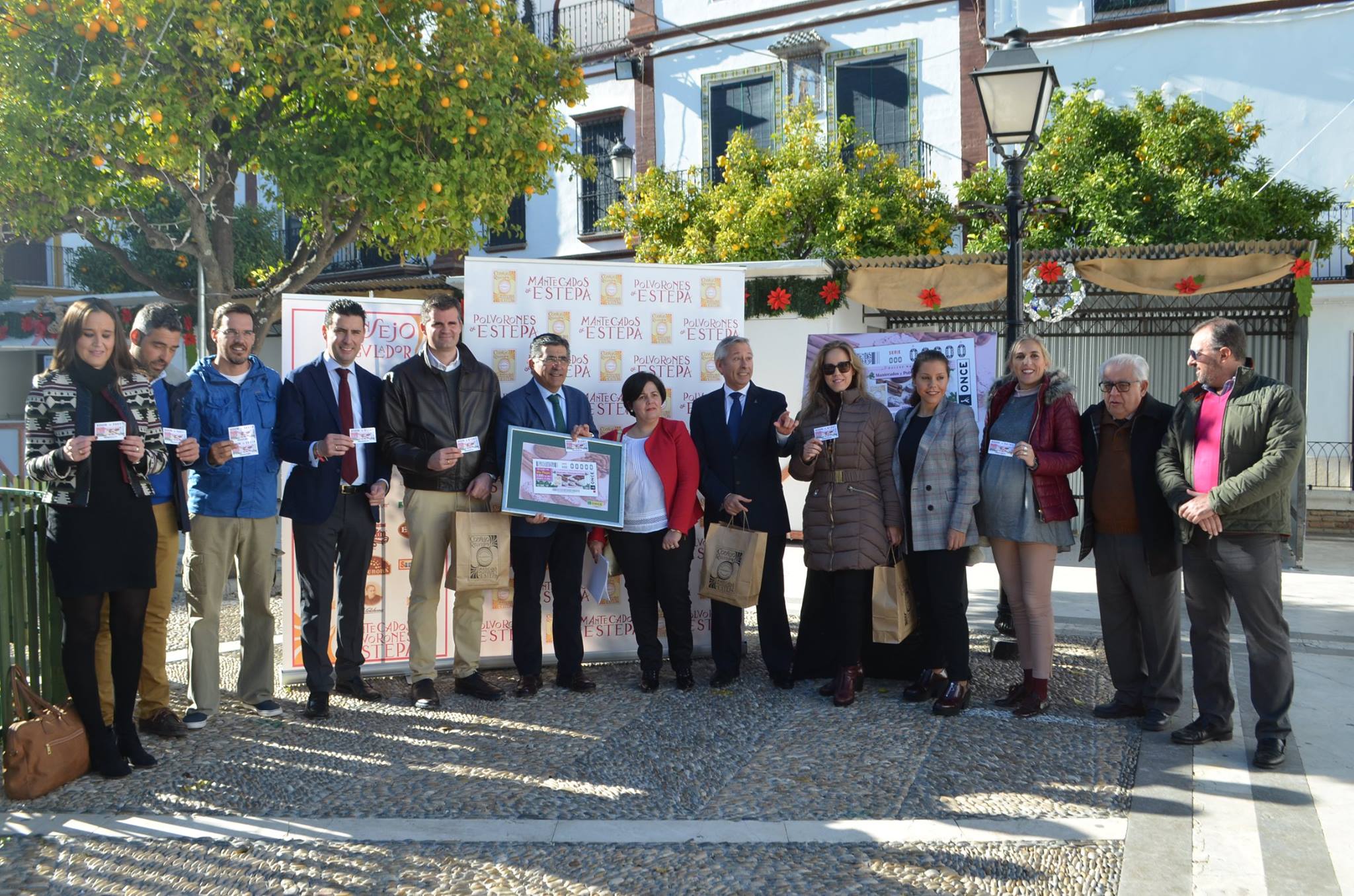 [:es]Estepa abre la nueva serie monográfica de cupones de la ONCE dedicada a los dulces navideños. [:]