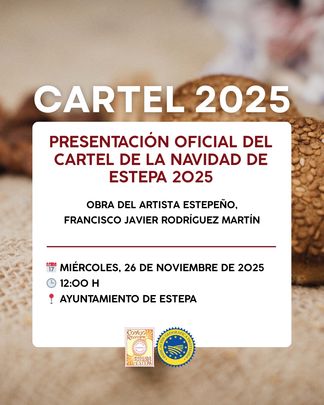 Presentación oficial del Cartel de la Navidad de Estepa 2025