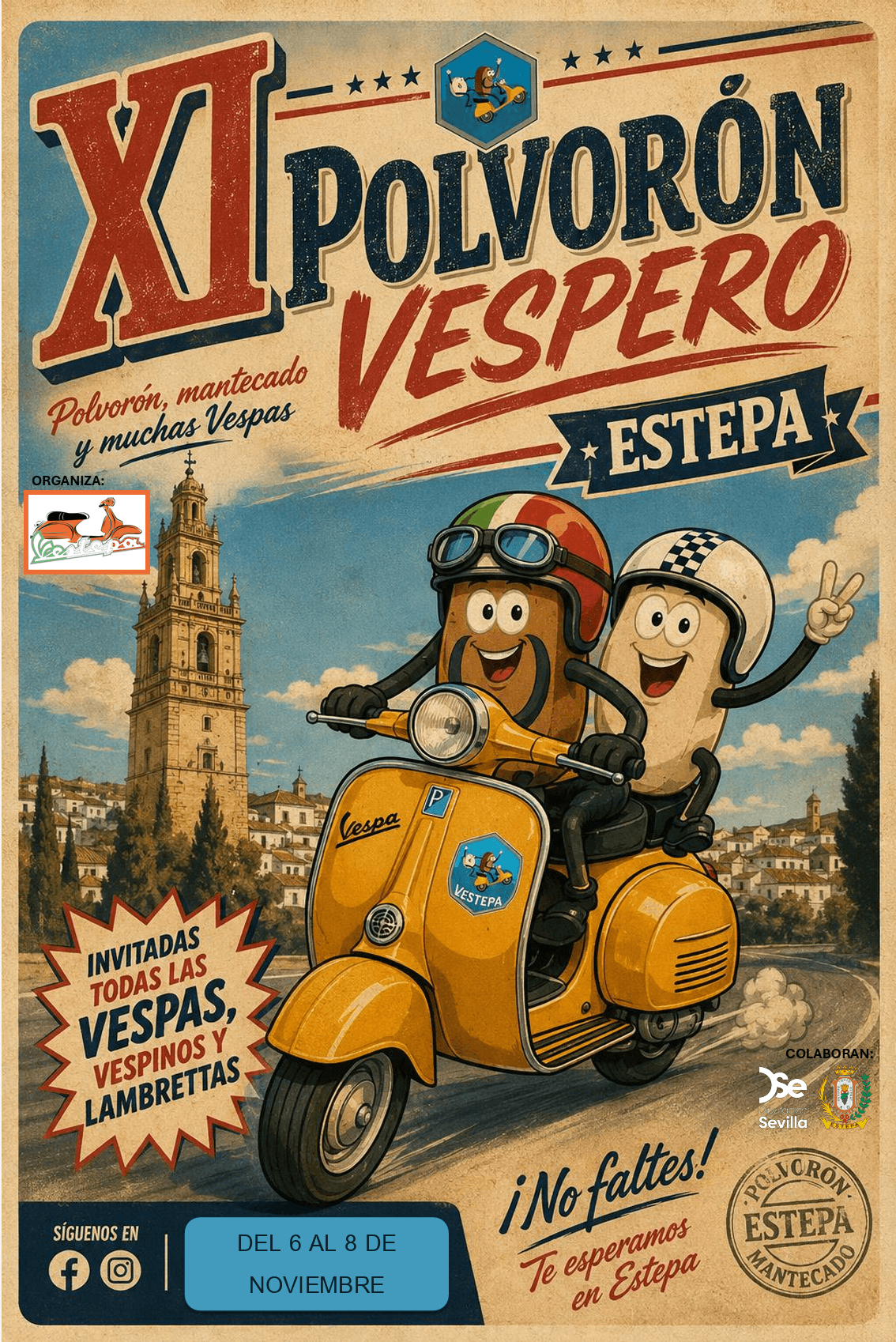 El Consejo Regulador vuelve a colaborar con el Polvorón Vespero de Estepa